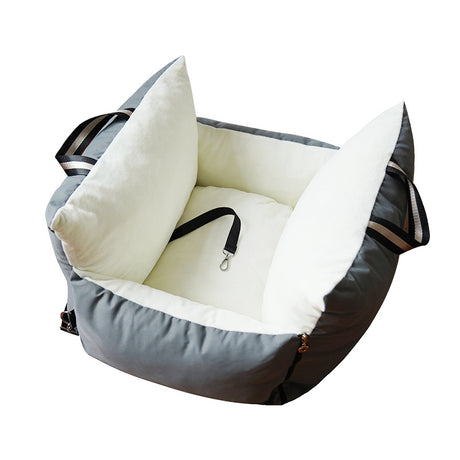 Pet Car Safety Seat with Removable Washable Cushion