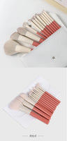 Holiday 12-Piece Makeup Brush Set for Eyes and Face