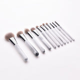 11-Piece Makeup Brush Set with Landscape Powder Brush