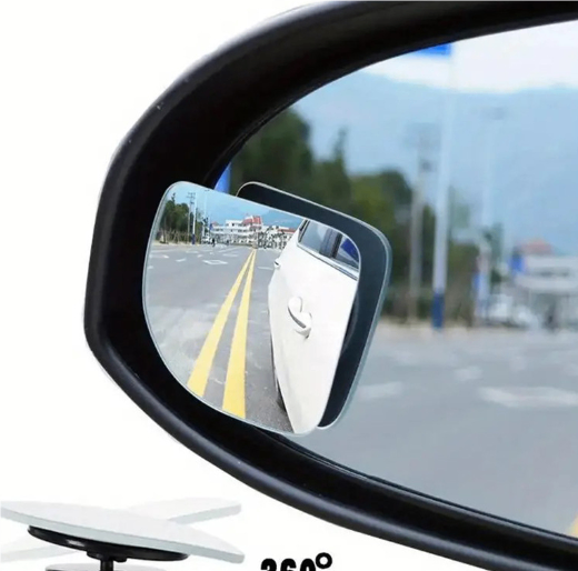 HD 360-Degree Frameless Car Rearview Mirror
