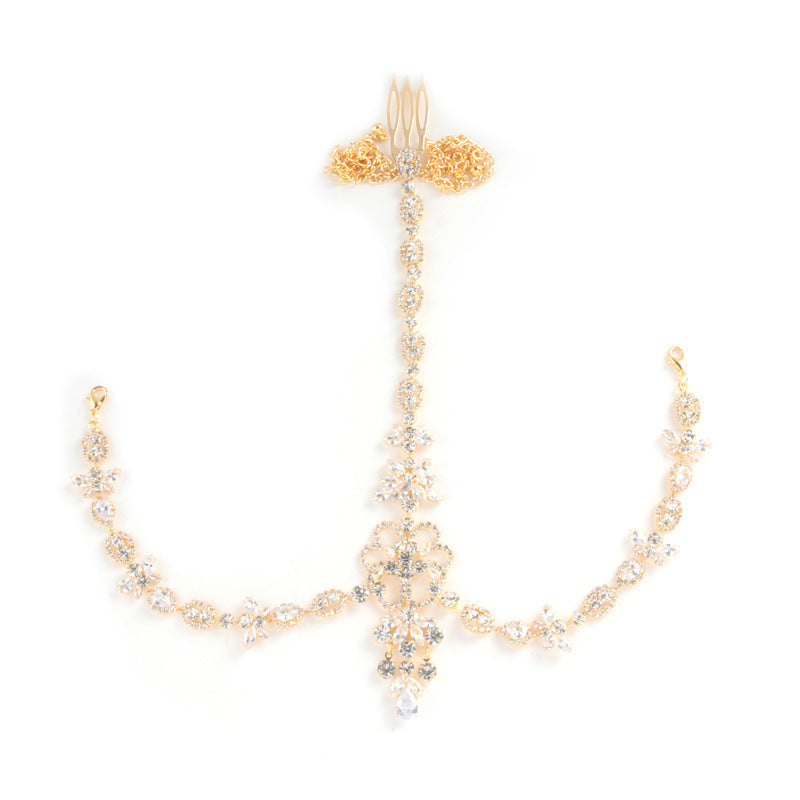 Rhinestone Hair Accessories with Tassels for Women
