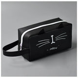 Cat Pencil Case, Silicone Stationery Organizer