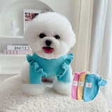 Knitwear Dog Clothes with Small Flying Sleeves