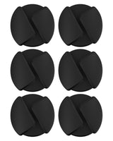Scosche CMAR-6PKRP Cable Management Kit 6-Pack of Black Adhesive Cable Clips for Phone Charging Cables Charger Cords Wire Organizer and Cord Holders for Desk Nightstand Car Home Computer
