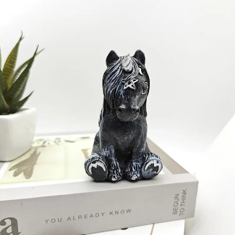 Unicorn Statue Sculpture for Home Bar Coffee Shop Decor