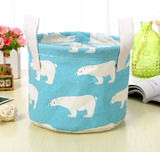 Cosmetic and Snack Storage Bins with Flamingo Design