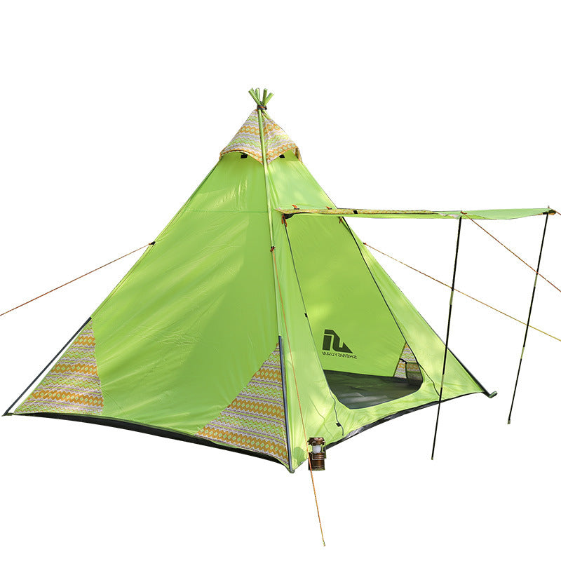 Outdoor Camping Tent with Windproof and Waterproof Design
