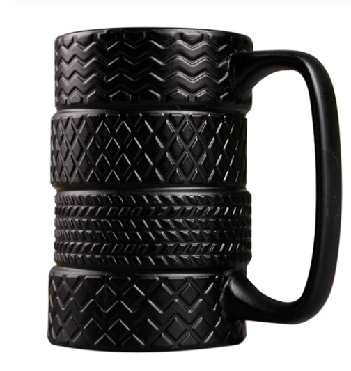 Ceramic Tire Mug for Office Use