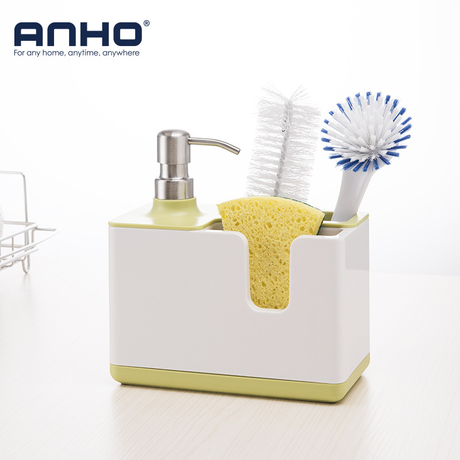 Kitchen Utensils Storage and Soap Dispenser