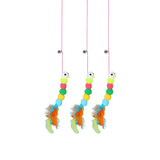 Elastic Plush Cat Toy with Swing and Interactive Rope