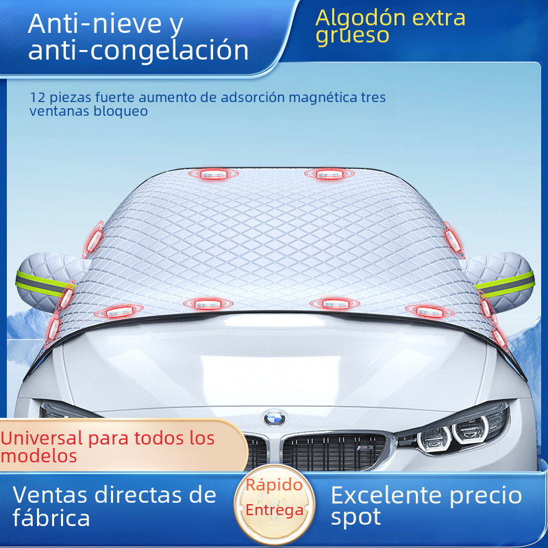 Car Sunshade Windproof Front Windshield Cover for Summer