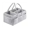 Baby Diaper Caddy OrganizeNursery Basket SetBoys Girls Nursery Storage BinLarge Nursery Tote with Removable CompartmentsCar Organizer for Diapers and Baby Wipes Newborn Essentials (Ordinary)