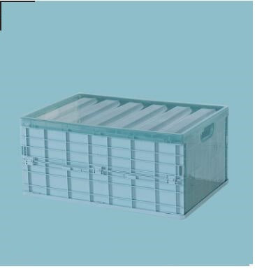 Foldable Plastic Desktop Storage Box - Multi-Functional