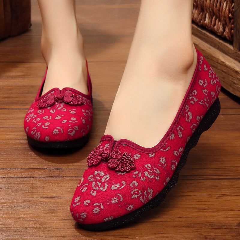 Soft Sole Round Toe Women's Shoes for Seniors