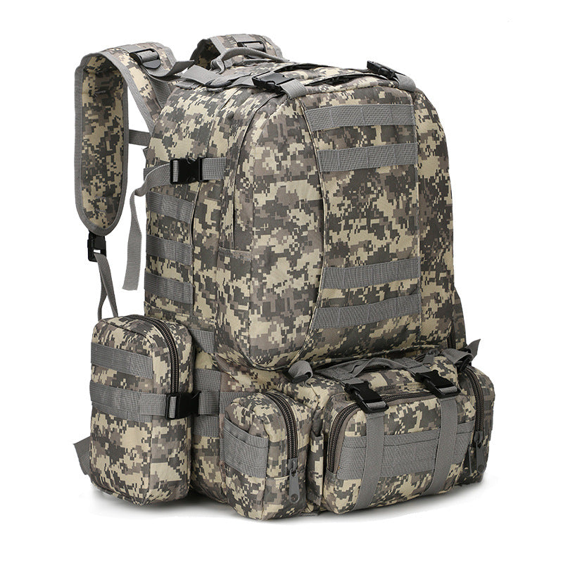 Men's Oxford Fabric Outdoor Backpack - Camouflage Hiking Bag