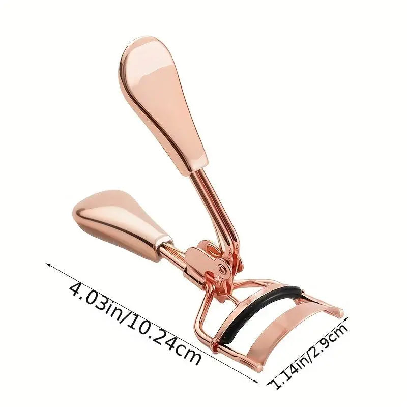 Golden Wide Angle Eyelash Curler for Long-Lasting Curls