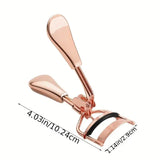 Golden Wide Angle Eyelash Curler for Long-Lasting Curls
