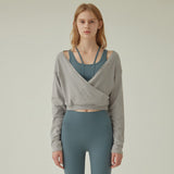 Long Sleeve Yoga Fitness Sweater Top