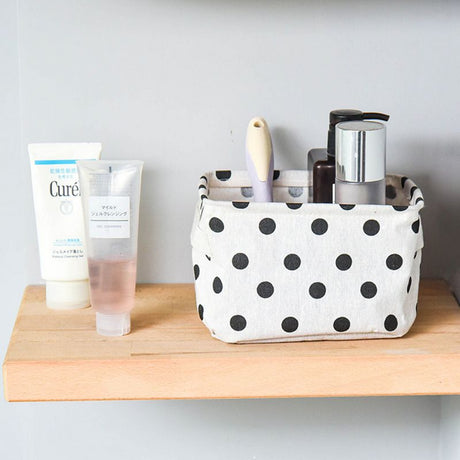 Desktop Storage Basket with Handle for Toys and Stationery