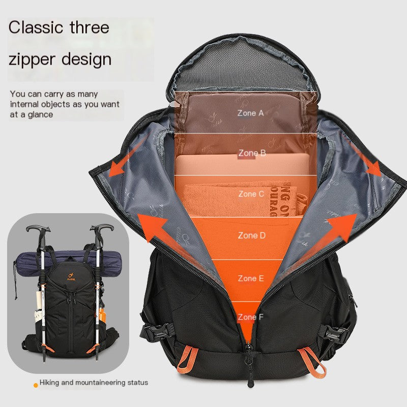 Waterproof Hiking Backpack for Men and Women (Large Capacity)