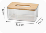 Transparent Tissue Box Holder for Home and Office