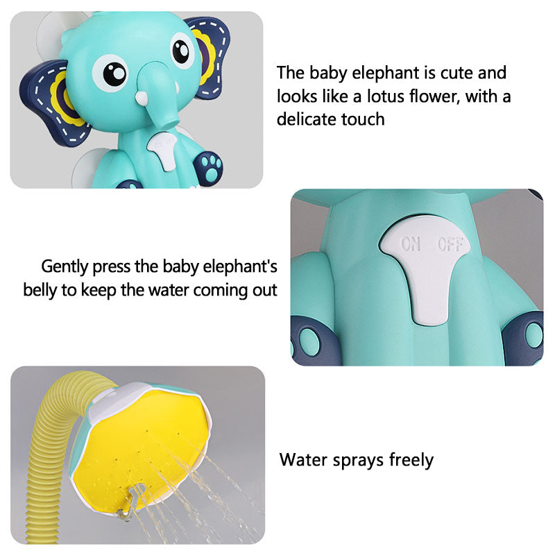 Elephant Spray Shower Baby Bath Swimming Toys