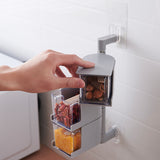 Creative Multifunctional Kitchen Spice Organizer Wall-Mounted