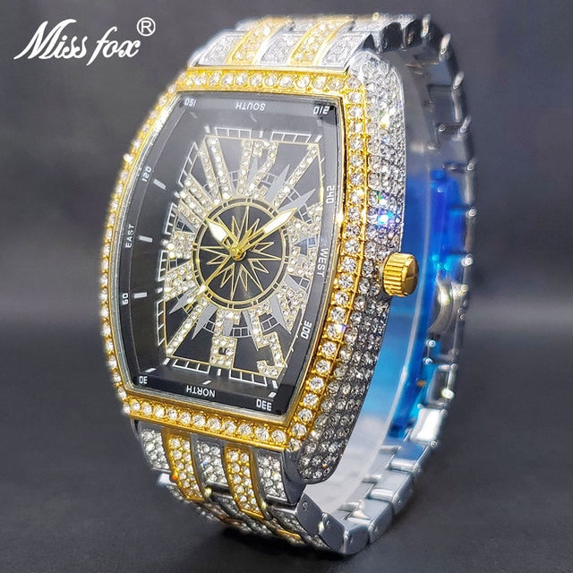 Iced Out Watch For Men - Atlantic Shopping Mall