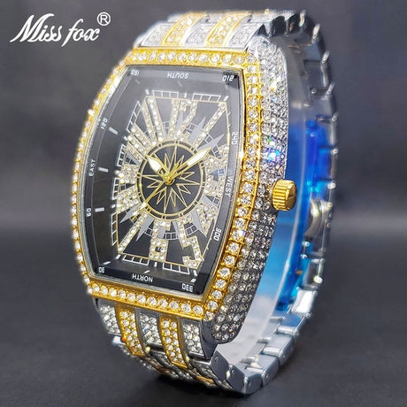 Iced Out Watch For Men - Atlantic Shopping Mall