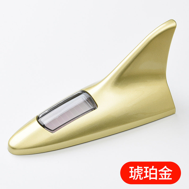 Solar Shark Fin Antenna LED Car Decoration Light