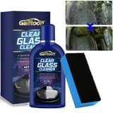 Galitoon Car Glass Oil Film Cleaner Car Glass Cleaner with Sponge Glass Cleaner for Home and Auto Cleaning Water Spot Remover for Glass Surfaces Easily Restore Glass Clarity(180g)