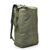 High-Capacity Canvas Backpack for Hiking Adventures