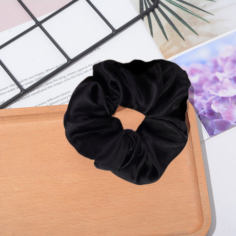 Solid Color Crystal Satin Hair Accessories for Women