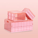 Foldable Plastic Desktop Storage Box - Multi-Functional