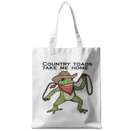 Western Frog Tote Bag Cute Frogs Country Stuff Beach Bag Frog Gifts for Women Friend Sisters Coworker Shopping Bags Reusable Grocery Bags for Camping Picnic Thanksgiving Christmas Friendship Gifts