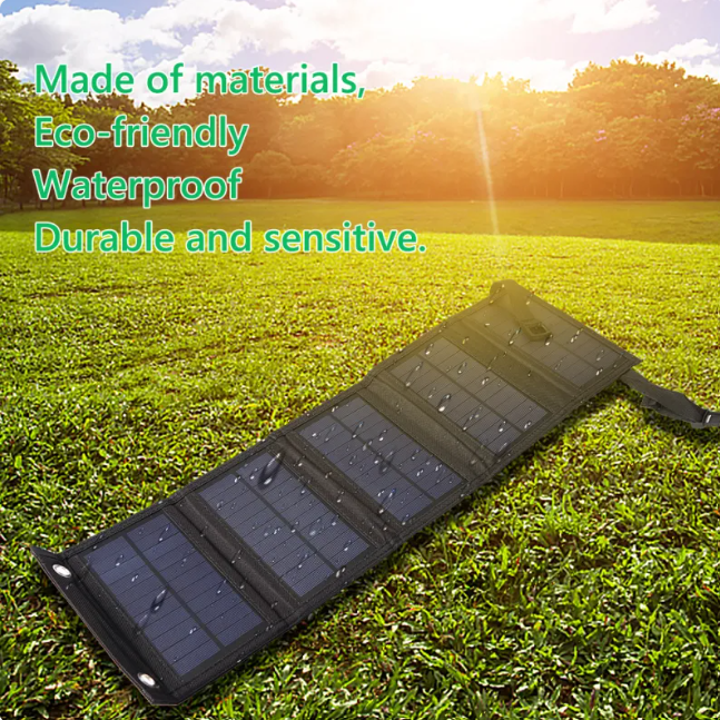 Foldable Solar Panel for Outdoor Travel