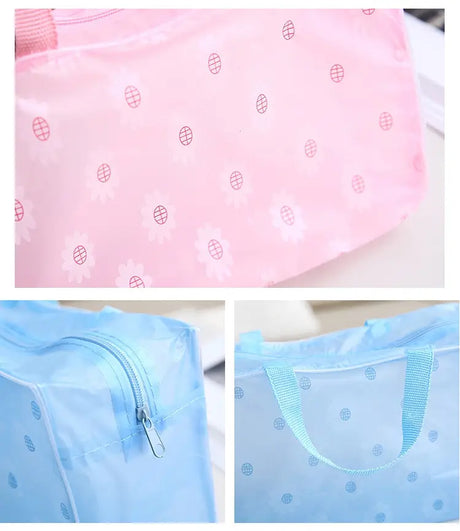 Portable Waterproof Flower Toiletry Bag Organizer