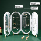 Retro Jewelry Storage Box - Foldable Organizer Case