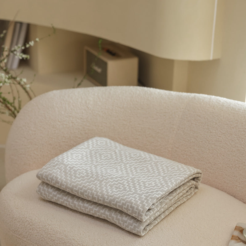 New Cotton Gauze Blanket - Summer Cooling for Dorms