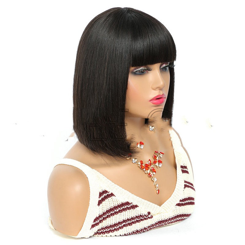 Women's Real Bob Short Hair Headgear Series