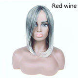 Gradient Long Straight Hair High-Temperature Wig