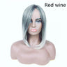 Gradient Long Straight Hair High-Temperature Wig