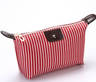 Striped Waterproof Makeup Bag for Travel and Storage
