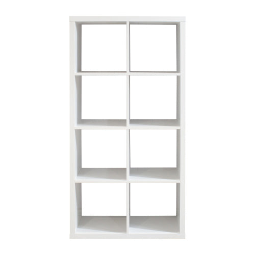 2 X 4 Cube Bookshelf For Home, Office - White