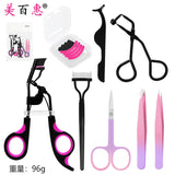 Arc Steel Tooth Eyelash Curler with Portable Makeup Tool