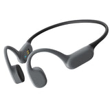 GEUYNAY Bone Conduction Headphones Open Ear Headphones Bluetooth 5.4 Wireless Headsets with MicIPX7 Waterproof Sport Headphones for Running Cycling Workout(Gray)
