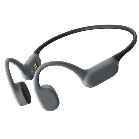 GEUYNAY Bone Conduction Headphones Open Ear Headphones Bluetooth 5.4 Wireless Headsets with MicIPX7 Waterproof Sport Headphones for Running Cycling Workout(Gray)