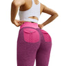 Honeycomb Yoga Pants with Butt Pocket and High Waist