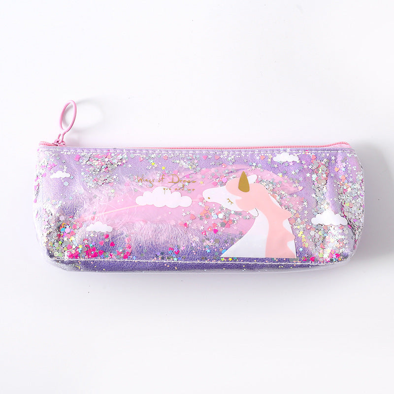 Unicorn Wing Pencil Case - Cute Creative Stationery