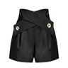 High Waist Casual Wide Leg Shorts